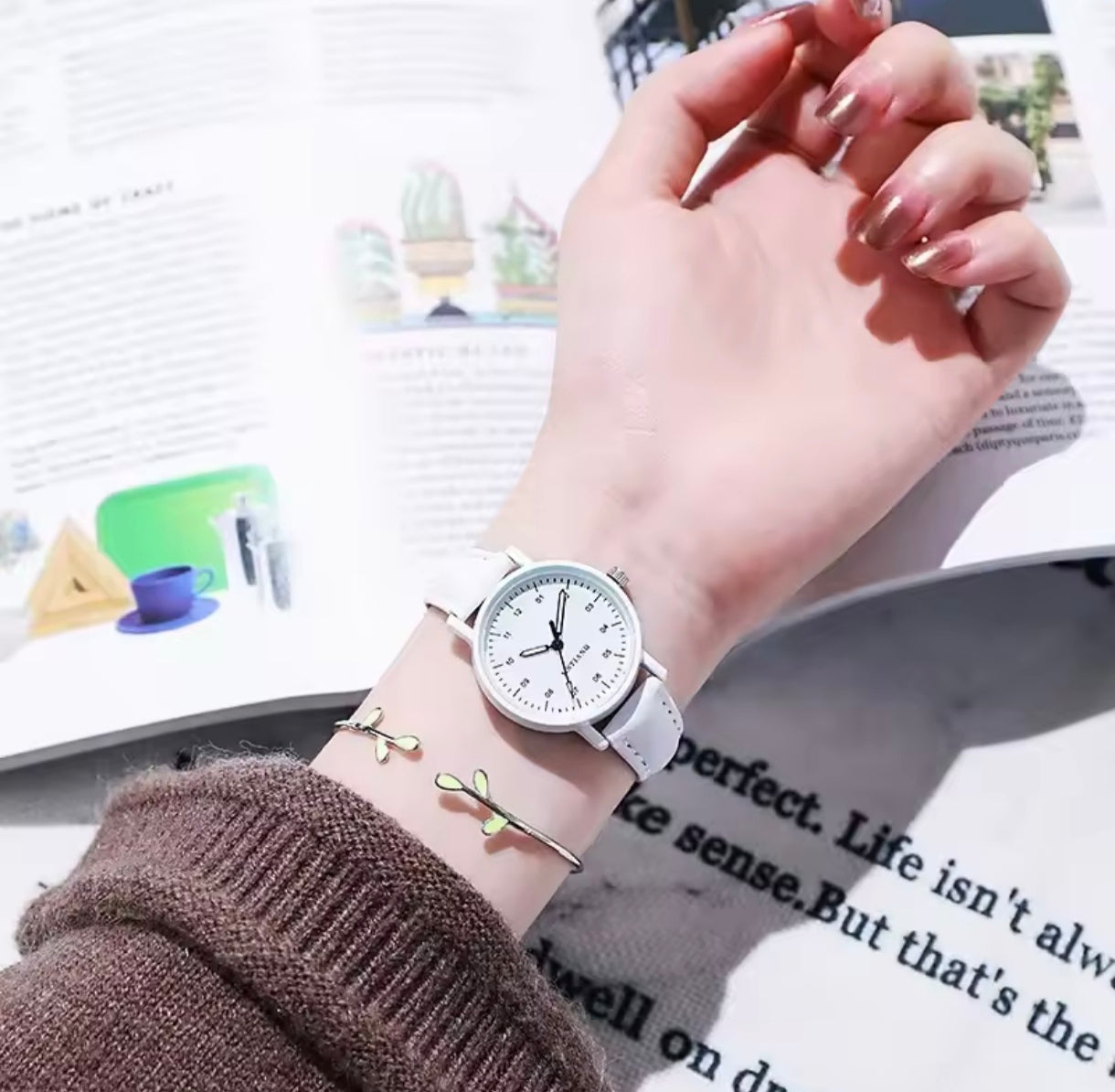 ⌚✨ RELOJ DE DAMA CON MANILLA – ELEGANCIA Y PRECISIÓN CON MINI ESFERA ✨⌚.