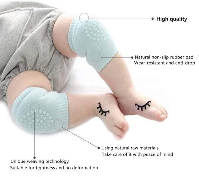 👶 RODILLERAS ANTIDESLIZANTES PARA BEBÉ 💖 PROTEGE LAS RODILLITAS DE TU PEQUEÑO EN CADA AVENTURA 🏃‍♂️.