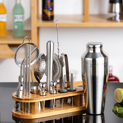🍹🍸 SET DE COCTELERÍA : ¡DALE UN TOQUE DE CLASE A TUS COCTELES CON ESTE KIT PROFESIONAL! 🍷✨ - GRAVIFLY CO SAS 
