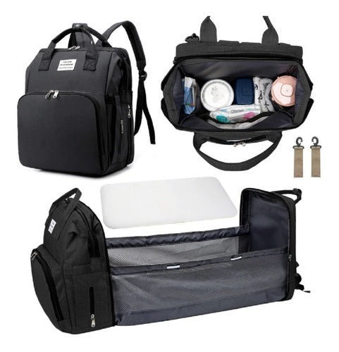 🚼🍼PAÑALERA BEBÉ TIPO CUNA PORTÁTIL 3 EN 1: COMODIDAD, SEGURIDAD Y VERSATILIDAD PARA TU BEBÉ EN CUALQUIER LUGAR 🍼🛏️ - GRAVIFLY CO SAS 