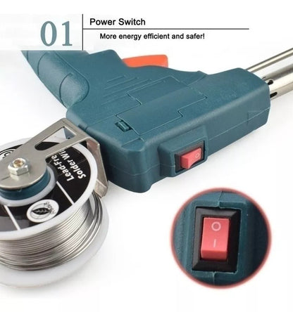 🔧KIT DE PISTOLA DE SOLDADURA: HERRAMIENTAS COMPACTAS Y DE ALTA DURABILIDAD PARA SOLDAR CON PRECISIÓN 🛠️🔥 - GRAVIFLY CO SAS 