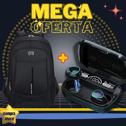 "COMBO BOLSO FASHION Y AUDÍFONOS M10: SIENTE EL RITMO Y LUCE ESPECTACULAR 👜🎶✨" - GRAVIFLY CO SAS 