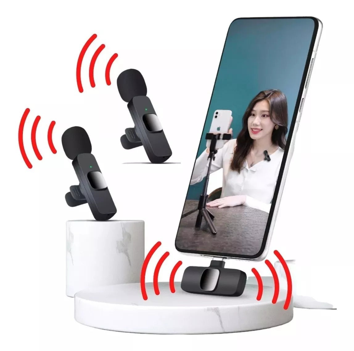 🎤 MICRÓFONOS INALÁMBRICOS DE SOLAPA 🎧 CALIDAD PROFESIONAL PARA GRABACIONES CLARAS Y NÍTIDAS EN CUALQUIER LUGAR 🔥 - GRAVIFLY CO SAS 