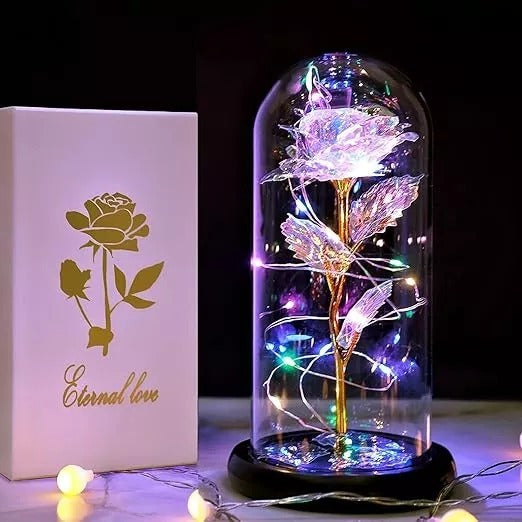 🌹💡 LÁMPARA ROSA ETERNA – UNA LUZ LLENA DE ENCANTO, CREADA PARA QUE CADA MOMENTO EN TU HOGAR SEA MÁS ESPECIAL. 🌸✨" - GRAVIFLY CO SAS 