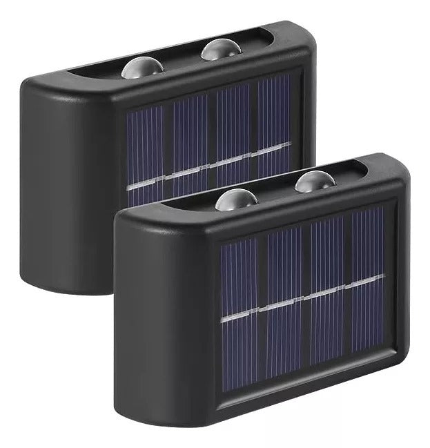 🔋🌅LÁMPARA DE PARED SOLAR LED: DALE UN TOQUE MODERNO Y SOSTENIBLE A TU EXTERIOR CON LUZ SOLAR 🌞💡.