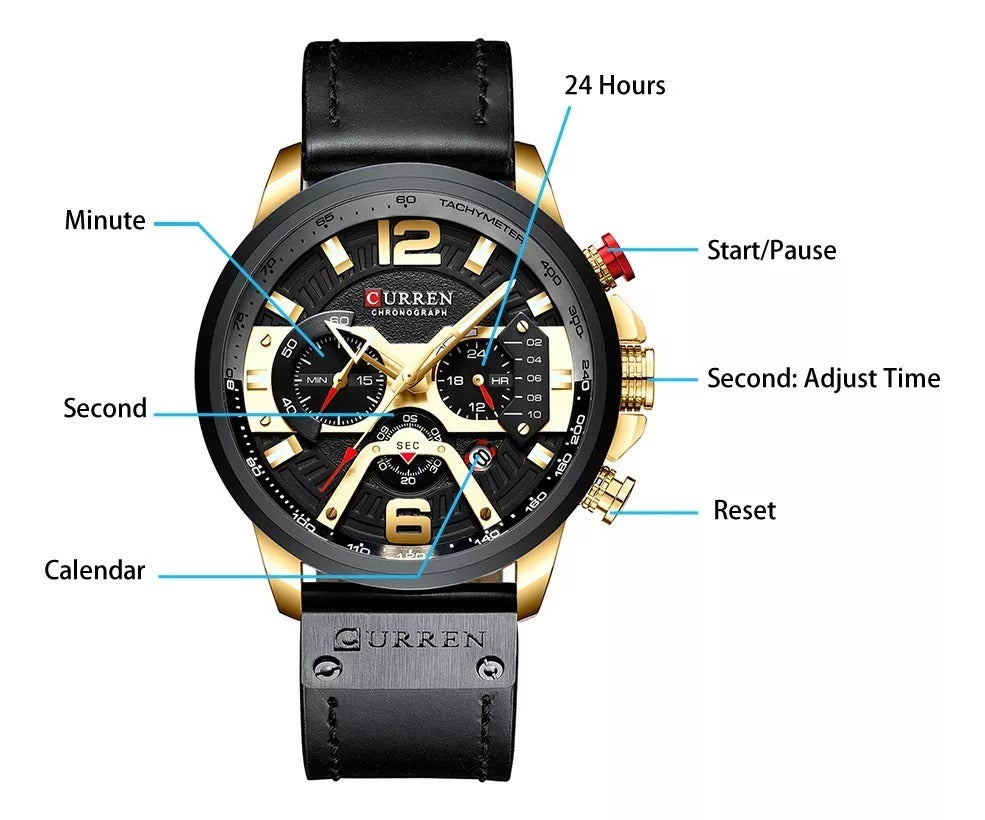 ⌚RELOJ CURREN TITANIUM 8329: VISTE TU MUÑECA CON UN TOQUE DE LUJO Y RESISTENCIA. EL RELOJ QUE DEFINE TU ESTILO. ✨💎.