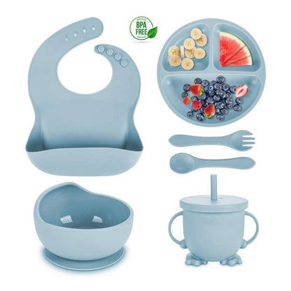 🥄💖KIT ALIMENTACIÓN COMPLETO: SEGURIDAD Y COMODIDAD EN CADA INSTANTE DE LA ALIMENTACIÓN DE TU BEBÉ 🍽️💙 - GRAVIFLY CO SAS 