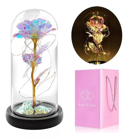 🌹💡 LÁMPARA ROSA ETERNA – UNA LUZ LLENA DE ENCANTO, CREADA PARA QUE CADA MOMENTO EN TU HOGAR SEA MÁS ESPECIAL. 🌸✨" - GRAVIFLY CO SAS 