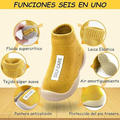 💙 🚼ZAPATOS ANTIDESLIZANTES BABY SAFE:  PROTECCIÓN Y ESTILO PARA SUS PRIMEROS PASOS 👟👶.