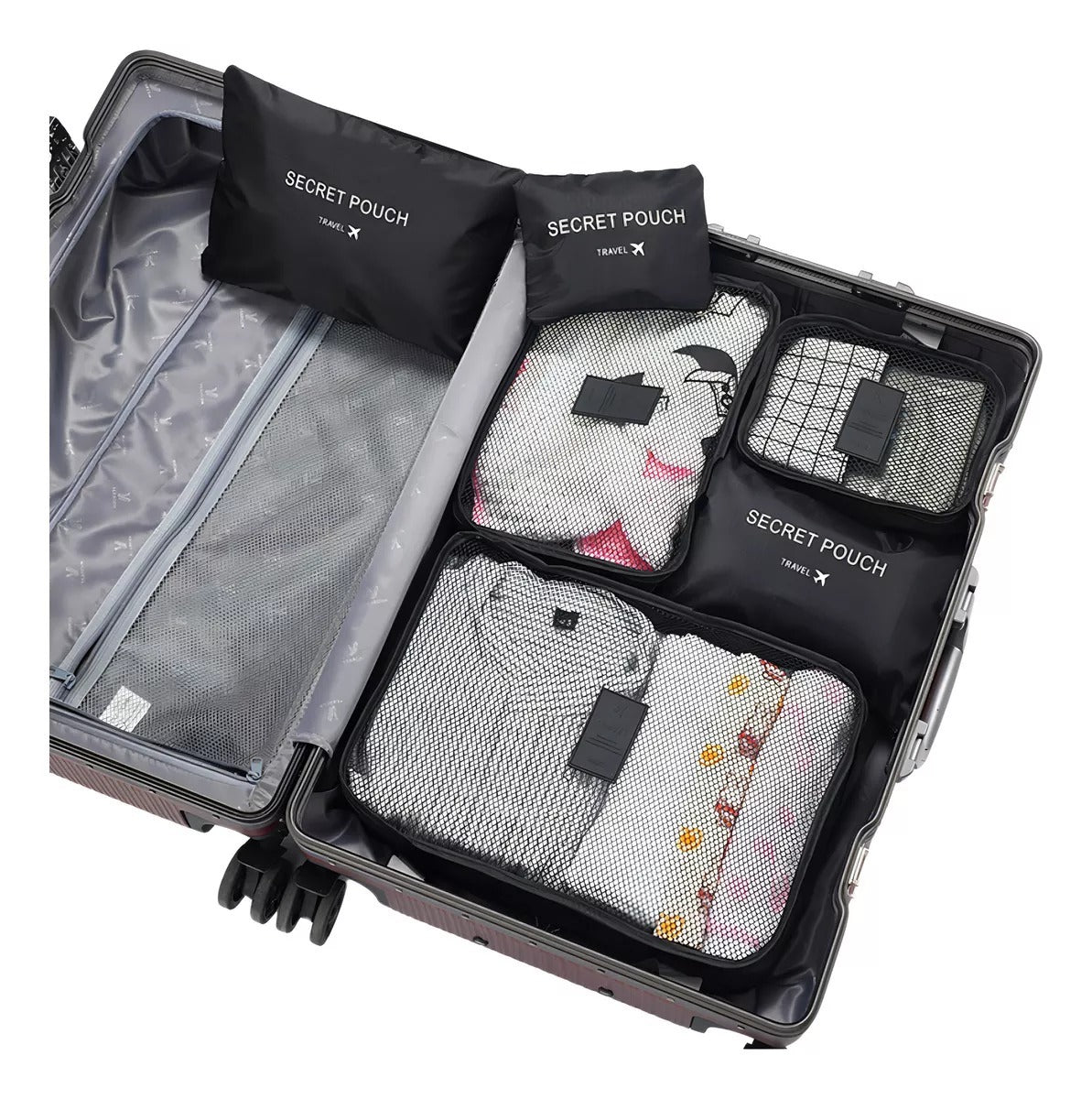 🔥 SET DE ORGANIZADORES PARA VIAJE 🏆 DISEÑO ELEGANTE, PRÁCTICO Y RESISTENTE PARA GUARDAR TODO LO QUE NECESITAS EN TUS AVENTURAS 🌍 - GRAVIFLY CO SAS 