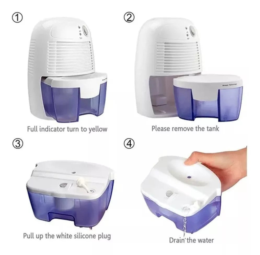 🌀DESHUMIDIFICADOR ABSORBENTE ELÉCTRICO: COMBATE LA HUMEDAD DE MANERA EFICIENTE Y MANTÉN EL AIRE FRESCO EN TU HOGAR 🌬️🔋 - GRAVIFLY CO SAS 