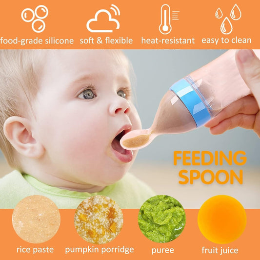 🍛CUCHARA TETERO BEBÉS: COMODIDAD, SEGURIDAD Y PRÁCTICIDAD EN UNA SOLA PIEZA, IDEAL PARA LOS BEBÉS EN SUS PRIMEROS PASOS DE ALIMENTACIÓN 👶🍴🍼 - GRAVIFLY CO SAS 