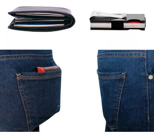 TARJETERO PREMIUM FIBRA CARBONO: SEGURIDAD, DURABILIDAD Y ESTILO EN UN DISEÑO COMPACTO Y FUNCIONAL 💳🔒 - GRAVIFLY CO SAS 