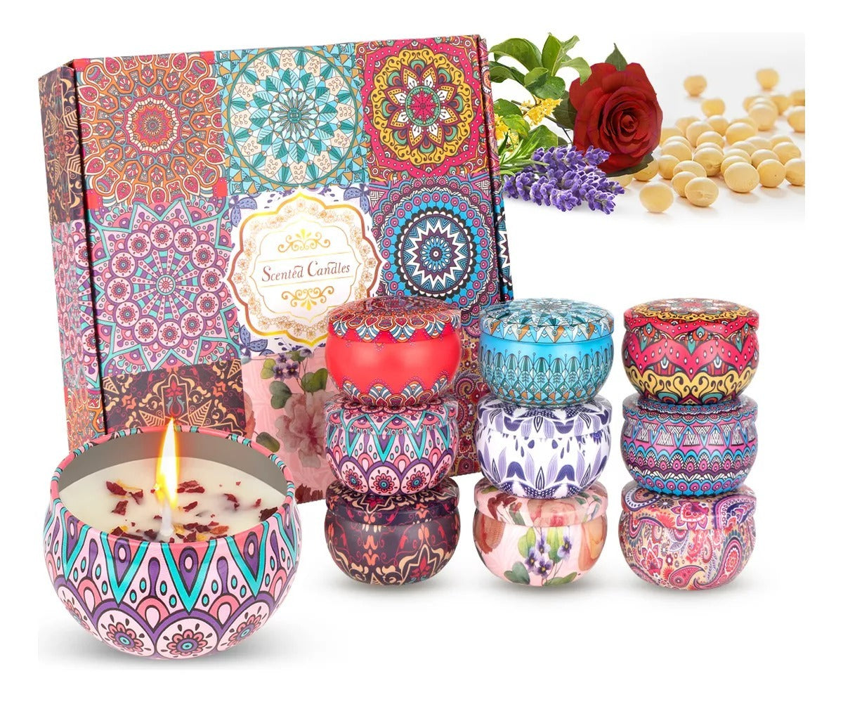 🌸💫 SET DE 6 VELAS AROMÁTICAS – AMBIENTE RELAJANTE Y ARMONIOSO, CADA VELA UNA MAGIA DIFERENTE! 🕯️🌟 - GRAVIFLY CO SAS 