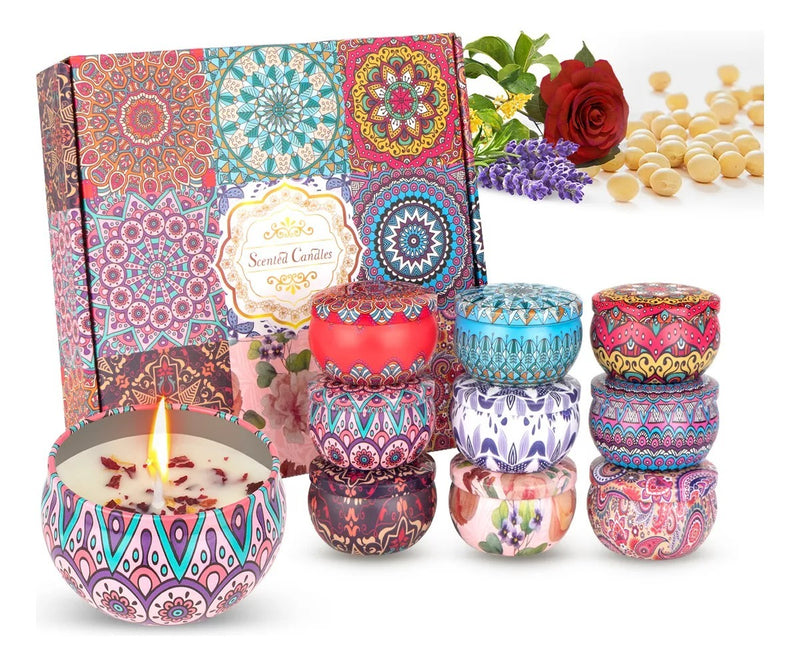 🌸💫 SET DE 6 VELAS AROMÁTICAS – AMBIENTE RELAJANTE Y ARMONIOSO, CADA VELA UNA MAGIA DIFERENTE! 🕯️🌟 - GRAVIFLY CO SAS 
