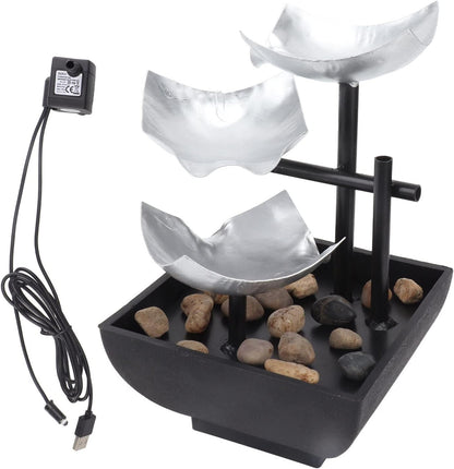 FUENTE DE RELAJACIÓN: ENCUENTRA LA PAZ INTERIOR Y UNA SENSACIÓN DE ARMONÍA EN CADA GOTITA DE AGUA QUE FLUYE, TRANSFORMA TU ESPACIO EN UN REFUGIO DE CALMA 💧🌿✨ - GRAVIFLY CO SAS 