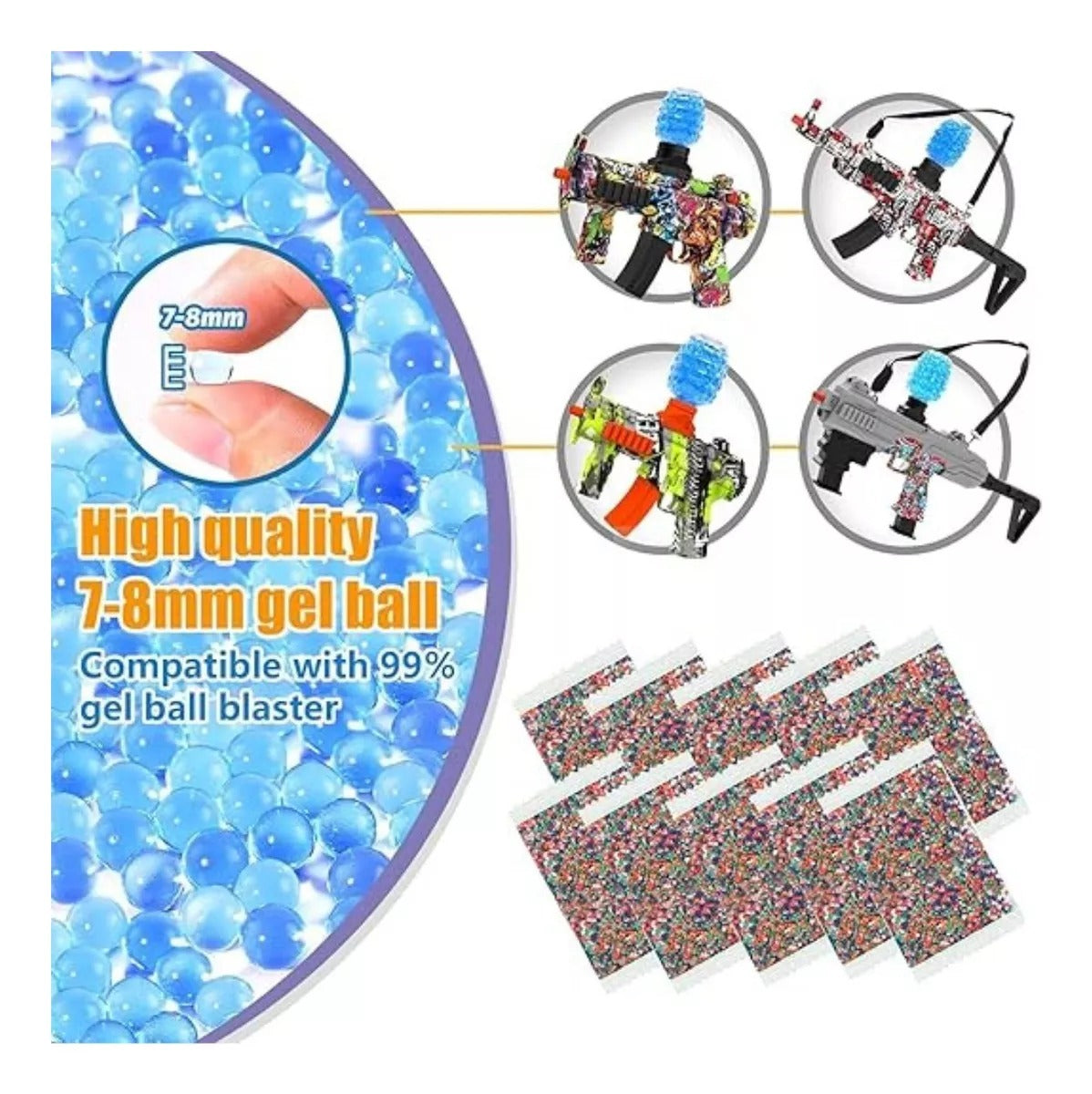 🔫 10,000 BOLAS HIDROGEL ORBIS 💧 MÁXIMA DIVERSIÓN CON RECARGAS INFINITAS 🚀.