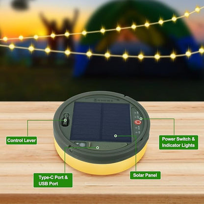 ✨🌲 LÁMPARA DE CAMPING MULTIFUNCIONAL – LA LUZ IDEAL PARA CADA AVENTURA. ¡HAZ QUE TU CAMPAMENTO BRILLE EN LA NATURALEZA! 🔥💡 - GRAVIFLY CO SAS 
