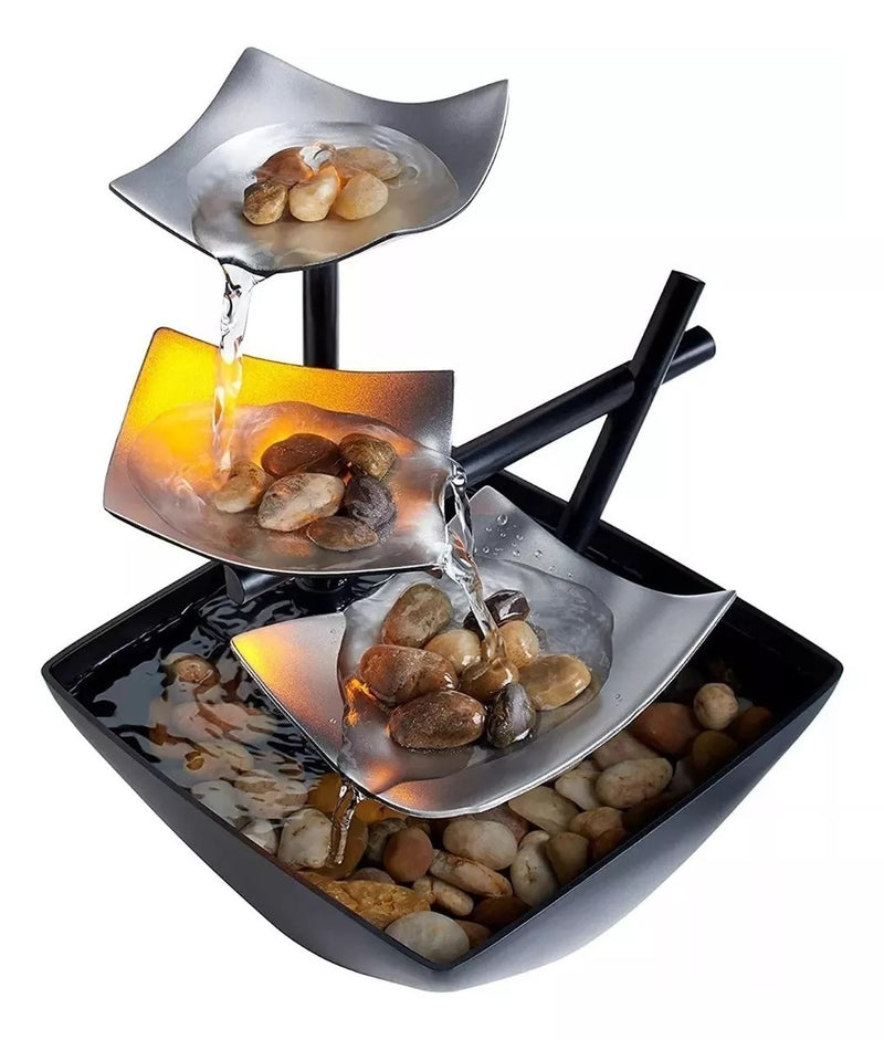 FUENTE DE RELAJACIÓN: ENCUENTRA LA PAZ INTERIOR Y UNA SENSACIÓN DE ARMONÍA EN CADA GOTITA DE AGUA QUE FLUYE, TRANSFORMA TU ESPACIO EN UN REFUGIO DE CALMA 💧🌿✨ - GRAVIFLY CO SAS 