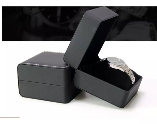 🎩✨CAJA ESTUCHE PARA RELOJ DE LUJO EN CUERO: ELEGANCIA Y SEGURIDAD EN UN SOLO ESTUCHE PARA TU RELOJ ⌚🖤.