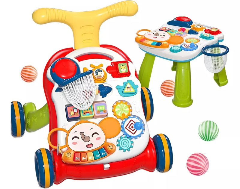 🚼 CAMINADOR MUSICAL PARA BEBÉ 3 EN 1: ¡LO MEJOR PARA SUS PRIMEROS PASOS! 👣💫.