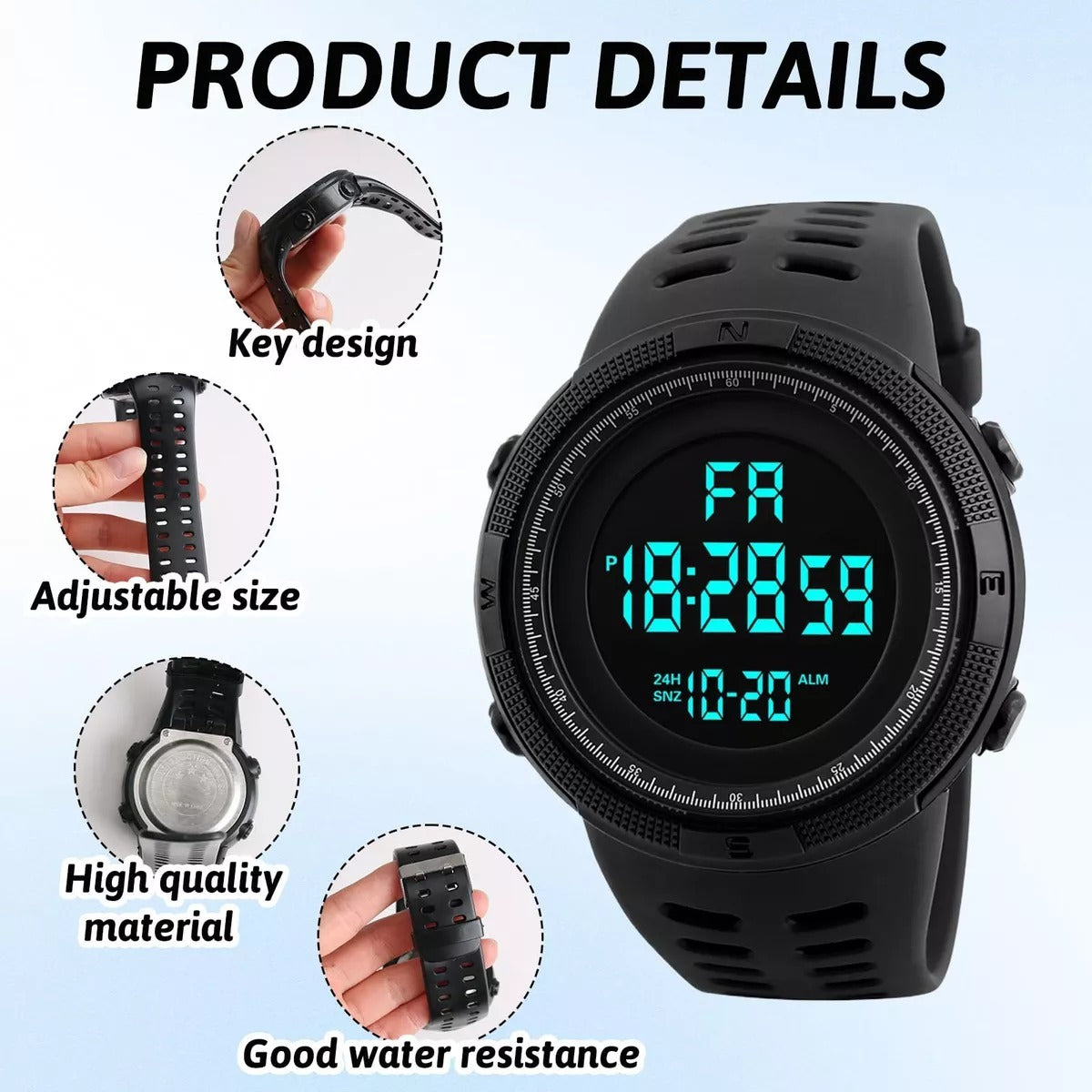⌚ RELOJ BIZEL TÁCTICO: TECNOLOGÍA, RESISTENCIA Y ESTILO EN TU MUÑECA ⚙️🔝.