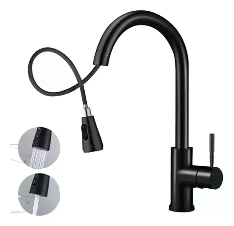 🚰GRIFERÍA LAVAPLATOS EXTRAÍBLE DE LUJO: MODERNIZA TU COCINA CON ESTILO Y VERSATILIDAD ✨👨‍🍳.