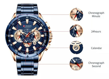 ✨RELOJ CURREN 8363 ELEGANTE: ELEVA TU ESTILO CON LA PRECISIÓN Y EL DISEÑO QUE TE MERECES ⌚🌟.