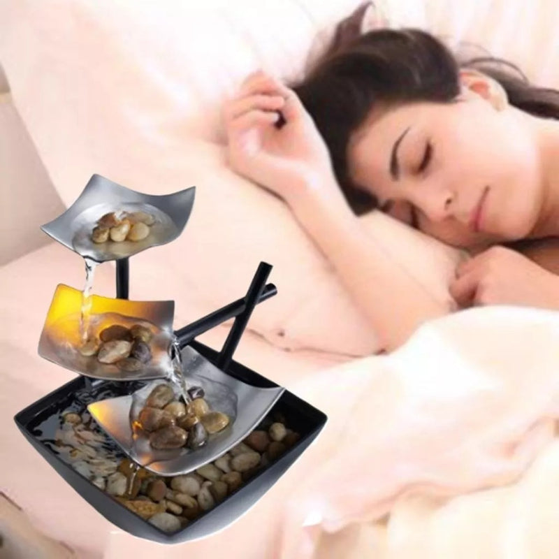 FUENTE DE RELAJACIÓN: ENCUENTRA LA PAZ INTERIOR Y UNA SENSACIÓN DE ARMONÍA EN CADA GOTITA DE AGUA QUE FLUYE, TRANSFORMA TU ESPACIO EN UN REFUGIO DE CALMA 💧🌿✨ - GRAVIFLY CO SAS 