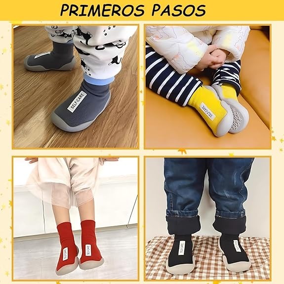 💙 🚼ZAPATOS ANTIDESLIZANTES BABY SAFE:  PROTECCIÓN Y ESTILO PARA SUS PRIMEROS PASOS 👟👶.